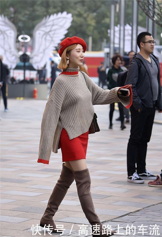 秋天针织衫怎么穿才好看学学这几招搭配法则，时髦高级又显瘦