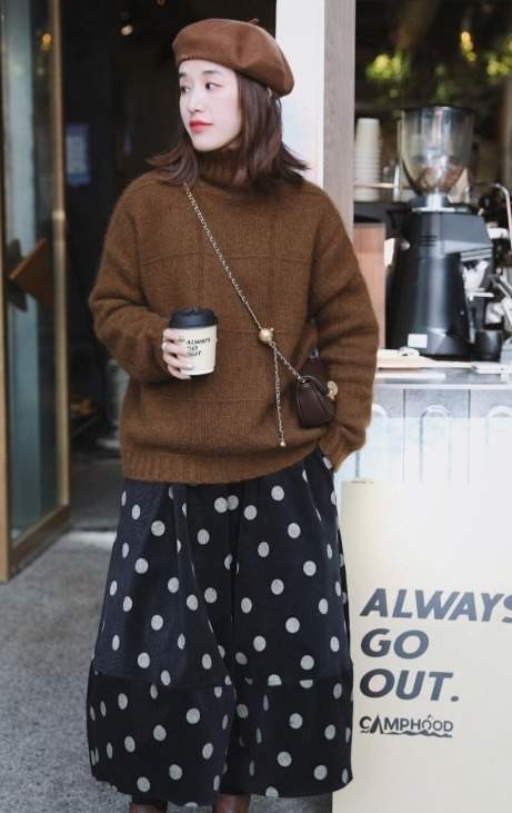 半身裙 这些才是适合普通人的针织衫穿搭,简约随性又时髦,保暖舒适