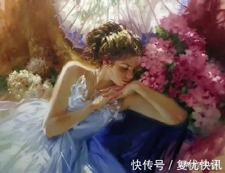 绘画@西式风格淑女绘画——当代画家Richard S. Johnson人物油画欣赏