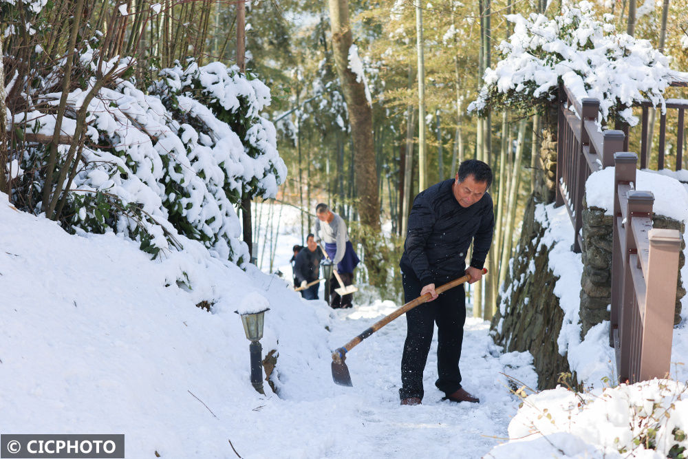 湖州|浙江湖州：雪后初晴 莫干山美如画