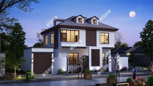 平面|车子买不起,车库必须有!分享几套农村建房图纸,最低25万搞定