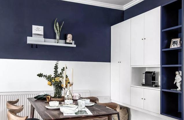 贴瓷|69㎡小户型的“逆袭”,变身3室2厅阳光房,色彩搭配精致出彩