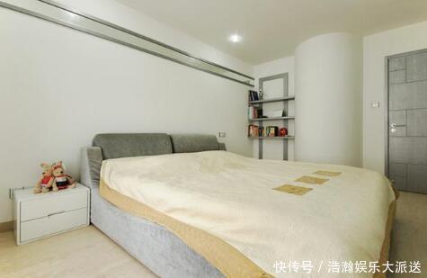 主卧室|13万装修100㎡新房，阳台“半抬高”设计，成全屋最大亮点，晒晒