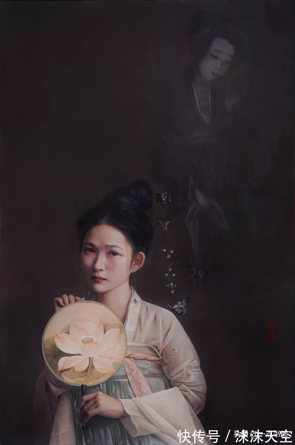 爱莲说|西茜：忆象画派代表画家，画美人美，人生完美赢家