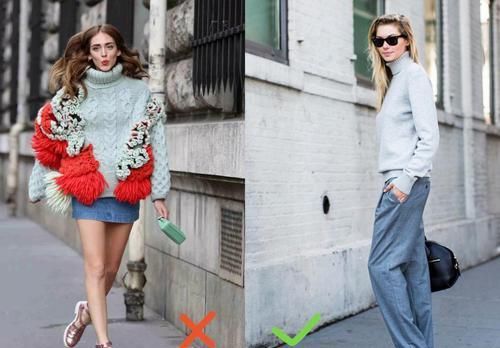  高领|别再乱买“高领毛衣”了！选款时注意这4个要点，穿对才有女神范