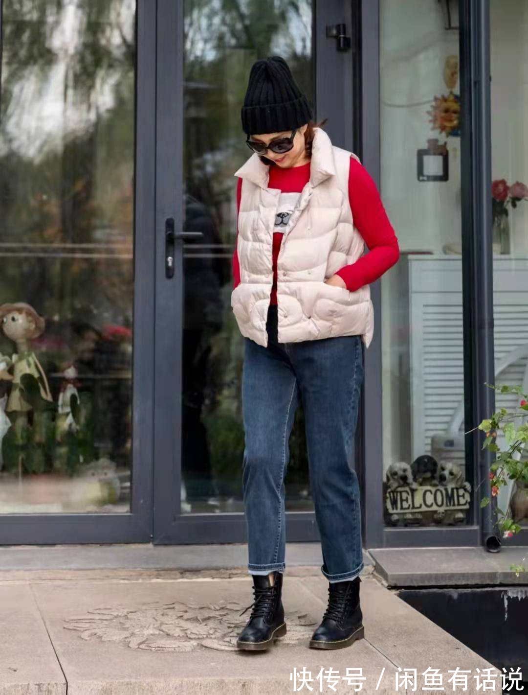 时髦|65岁奶奶用一件“羽绒马甲”,搭出冬天的温暖时髦,阿姨辈照穿美