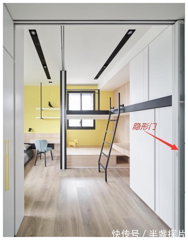 卧室|40㎡两房一厅,全屋打满柜子,称得到上小户型“教科书”式设计!