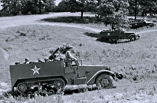 美国|二战战场上曾经起到了重大作用的 美国M3半履带装甲车