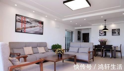 装修|新房装修花了3个月，通风半年， 简单的客厅很有味道！