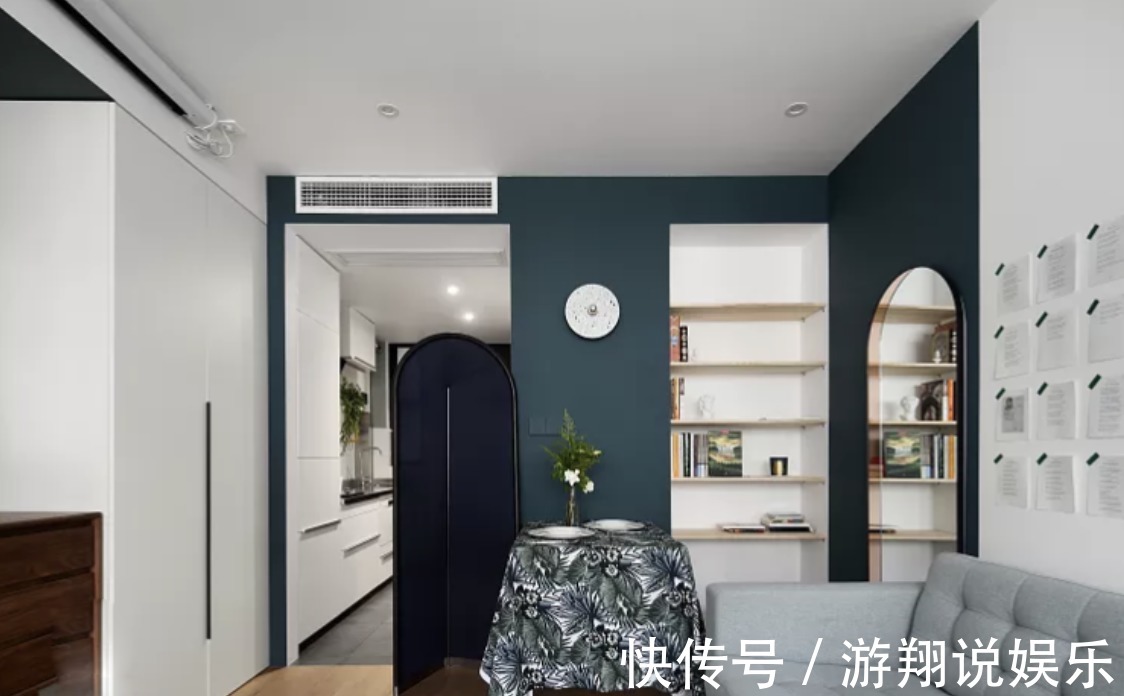 小房子|小户型要这么装,24㎡玄关秒变厨房和洗衣房,收纳翻倍方便实用!