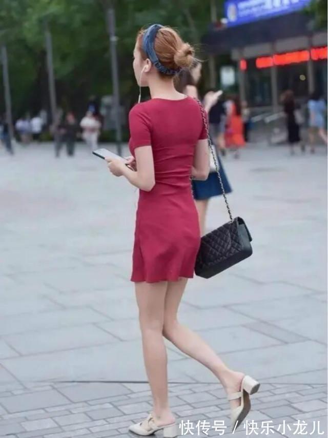 身材 穿上真丝连衣裙,让造型美感升级,身材匀称