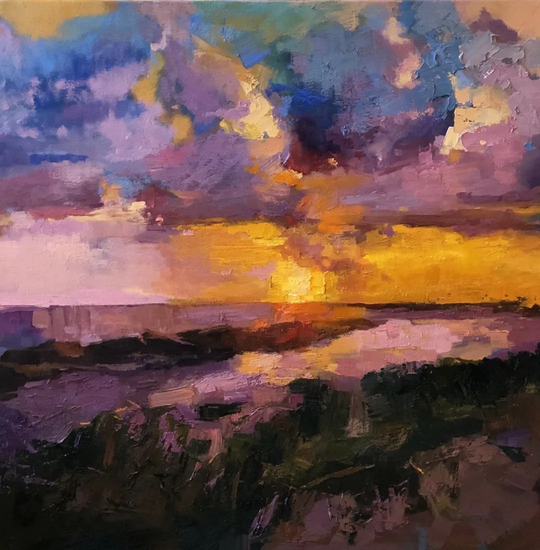 笔力独到,气势如虹,看看这二位的油画