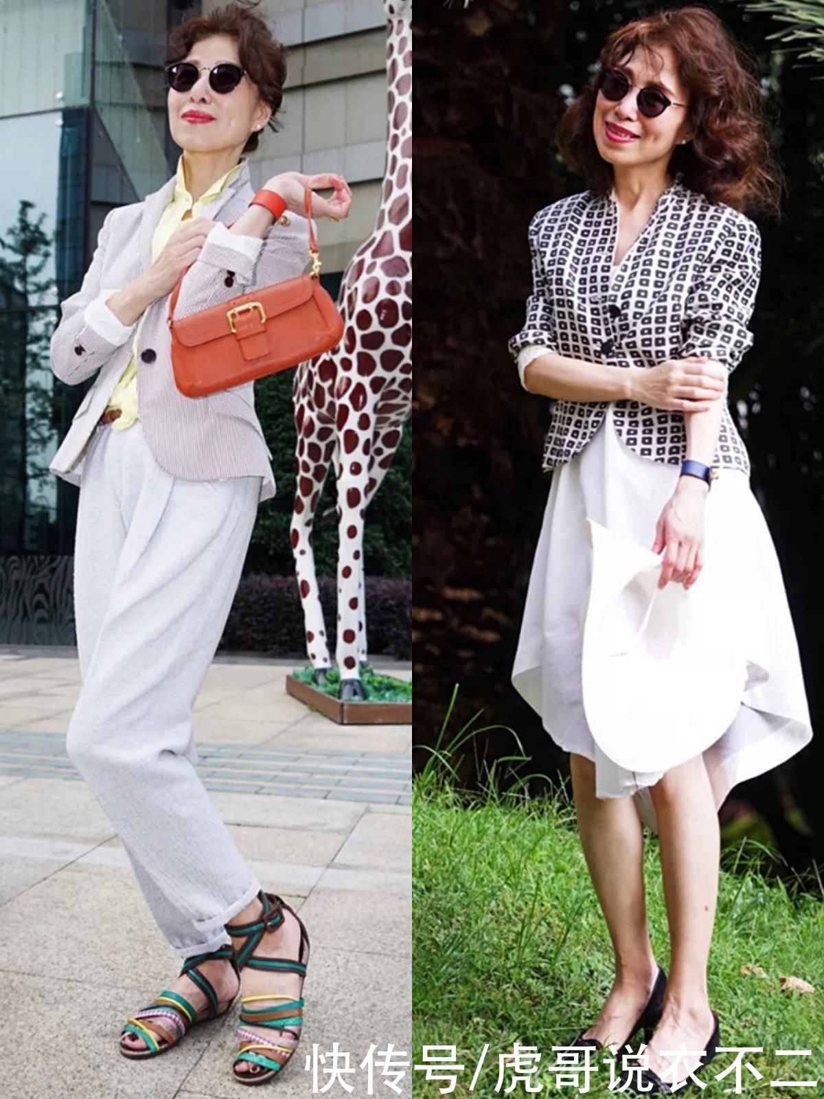 打扮|66岁阿姨真会打扮，入秋后用四款小外套打造年轻状态，时髦又显贵