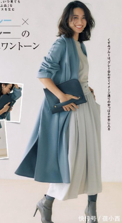 大衣|日本女性也太会穿了吧!这些裙装look不得不学,奔四奔五也用得上