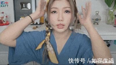 feel|头发出不出油没关系,丝巾绑一下想不出圈都难