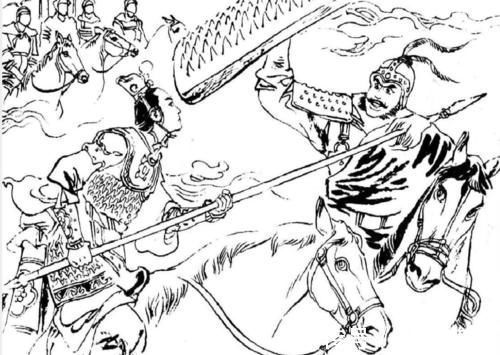 绝招@罗通的回马枪被番将识破,当敌人正吹嘘时,却被罗通另一绝招所杀