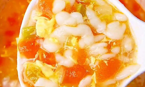 山药面疙瘩汤 营养美味 大人孩子都爱喝