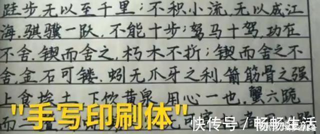 老师|9岁男孩写“印刷体”,网友盛赞王羲之转世,老师却说影响成绩