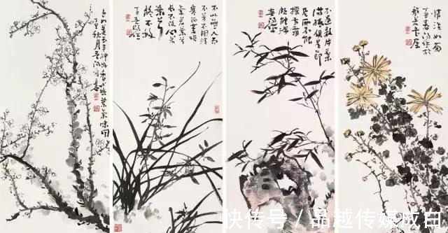 花中|张大下的梅兰竹菊, 花中“四君子”