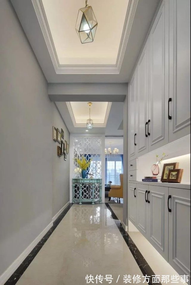 户型|118平现代美式三居室,让人羡慕不已的华丽而又温馨空间