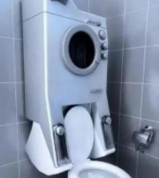 马桶|越来越多人洗衣机都安装在马桶上了，废水充分利用，太聪明了