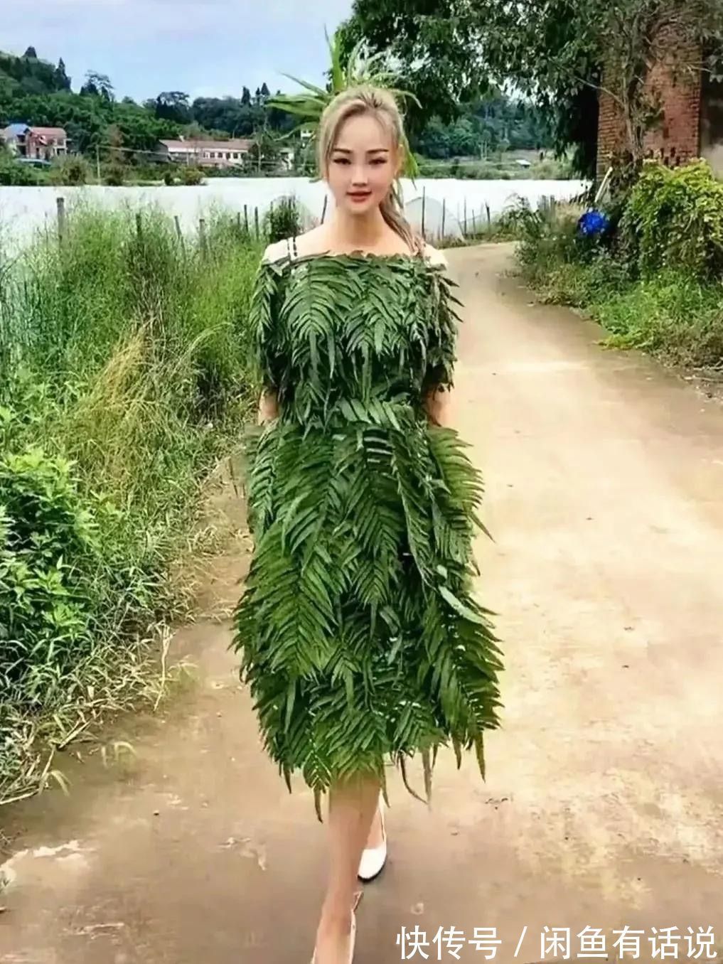 城乡|身在城乡结合部,心在巴黎时装周,“纯天然服装秀”走出超模步伐