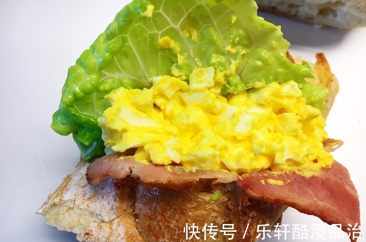 元气满满|清爽解腻的法棒鸡蛋餐包,好吃美味,营养健康