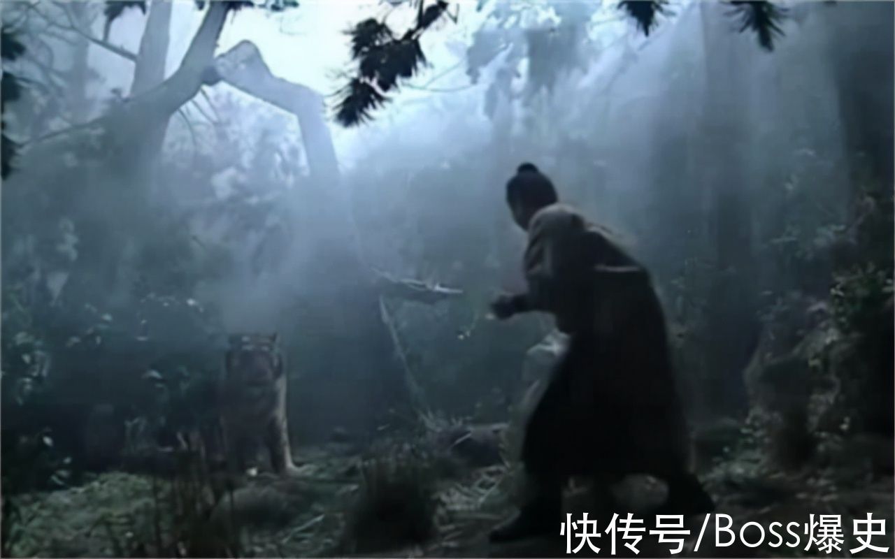 武松打虎#丁海峰拍武松打虎时:我万一被吃了咋办?张纪中:买了10万的保险