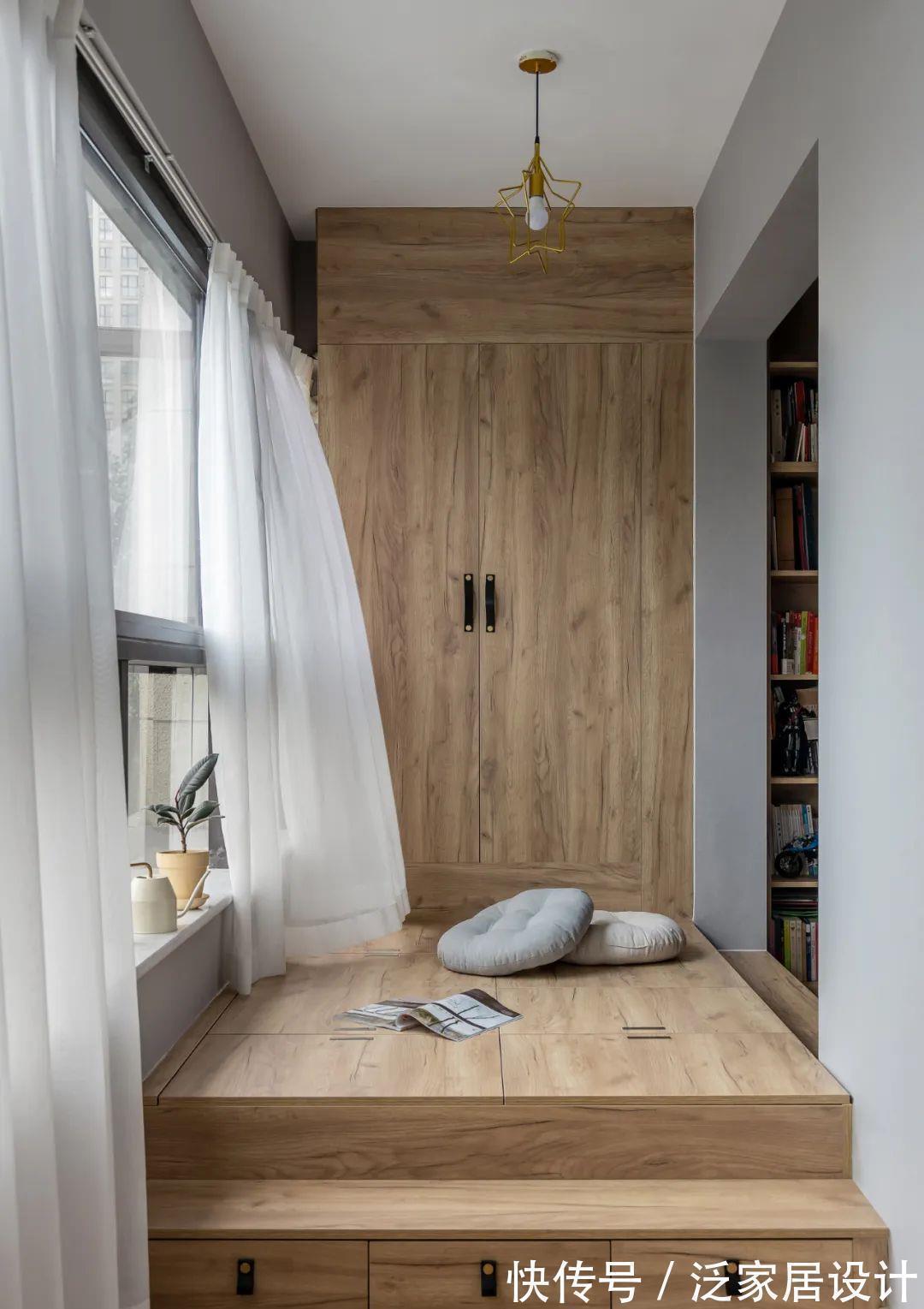 体验感|阳台打柜子还不如打卡座,一层又一层,既能休闲又能储物,多好!