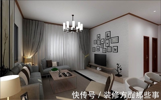 力天装饰公司|139㎡三室一厅老人房装修,现代感十足,安全舒适