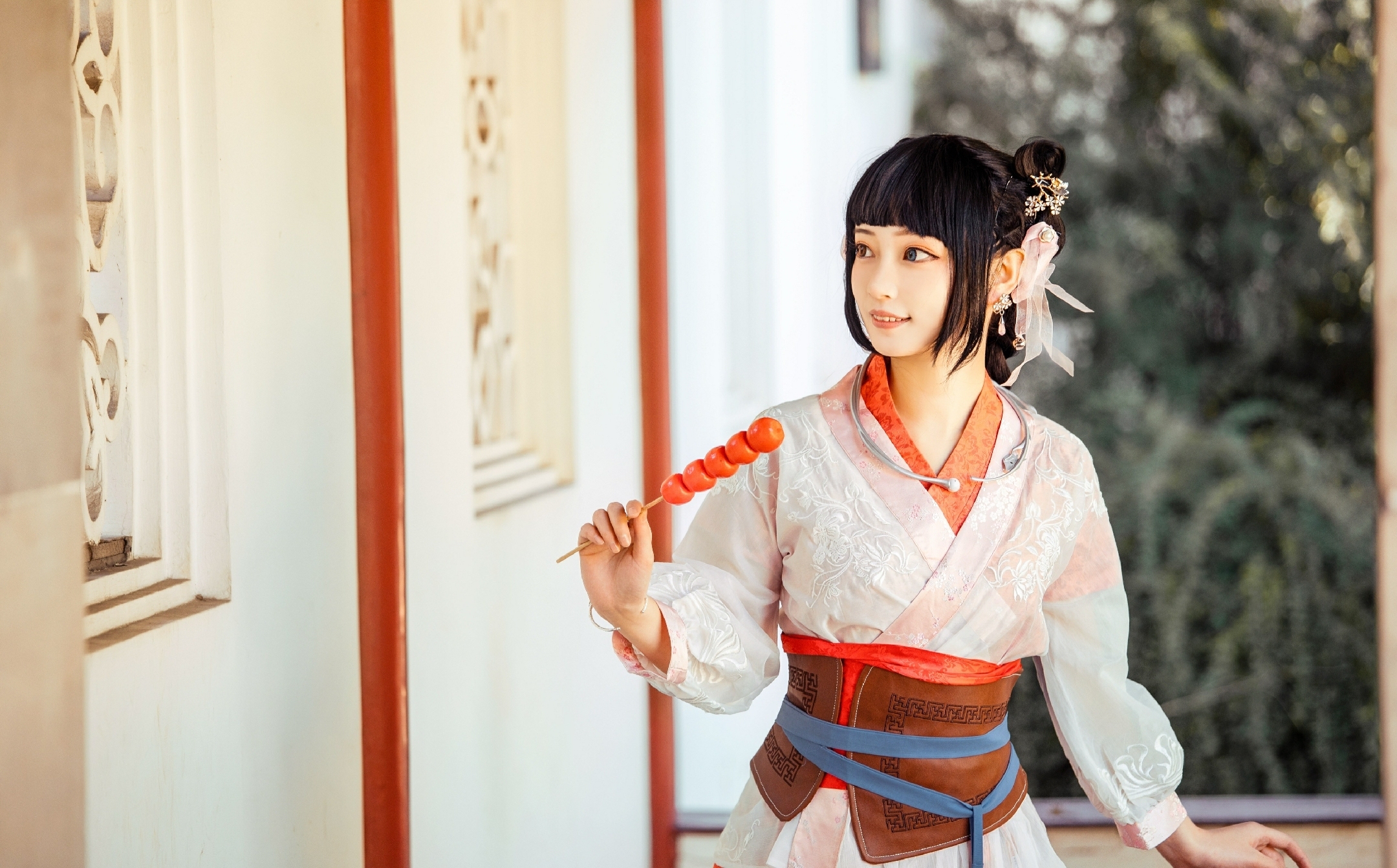 九公主|少年锦衣卫九公主cos,花苞小髻可爱娇俏,两套造型俏皮又温婉