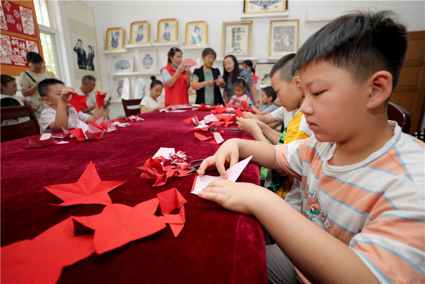 文化站|安徽全椒：暑期开心学非遗