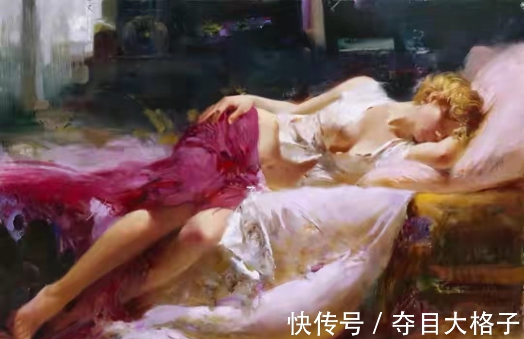 构图|人体油画是最为精妙的创作,女性的柔美温润表达的充满着灵性!