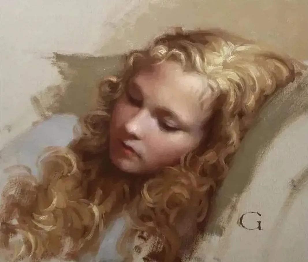 学院派#美国当代学院派画家大卫·格雷的作品,古朴之美,甚美