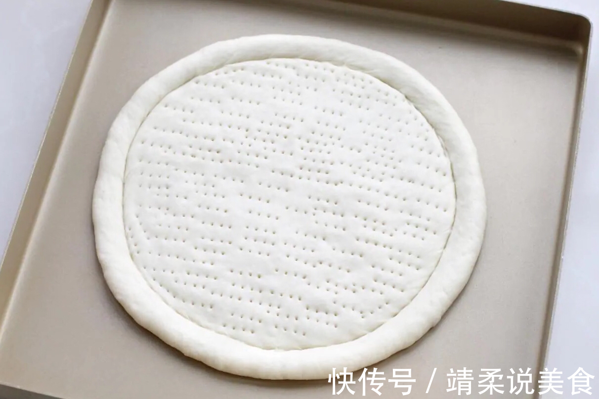 自制美味诱人的大披萨，瀑布拉丝老过瘾了，比必胜客里的还好吃！