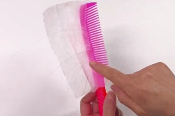 口罩|梳子上套一个口罩,解决了很多女性梳发的烦恼,学会受用一生!