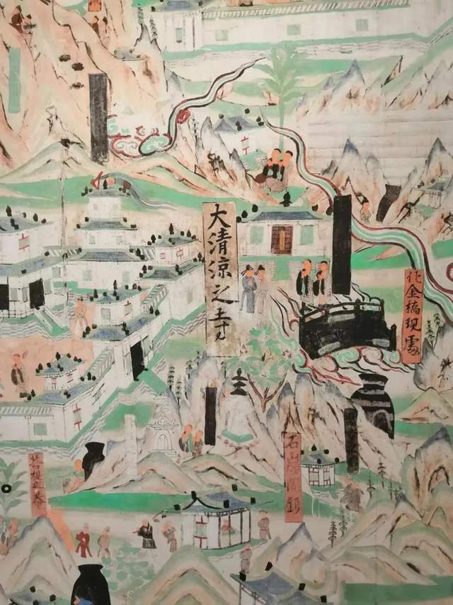 敦煌莫高窟|画中有话|丹楹刻桷 层台累榭