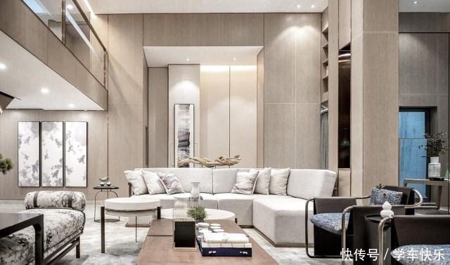 客厅|390㎡中国风别墅,一进门就被客厅吸引,这才是惊艳之作!