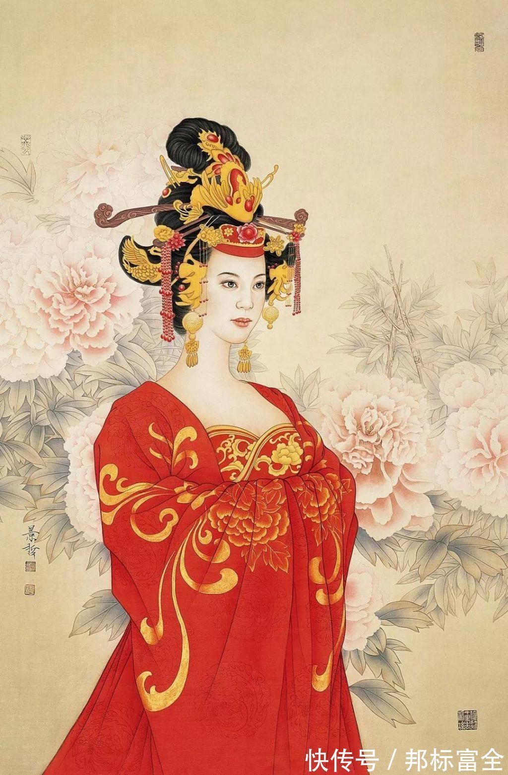 崔景哲！崔景哲：当古典美遇上工笔画，春风拂面惊艳四方