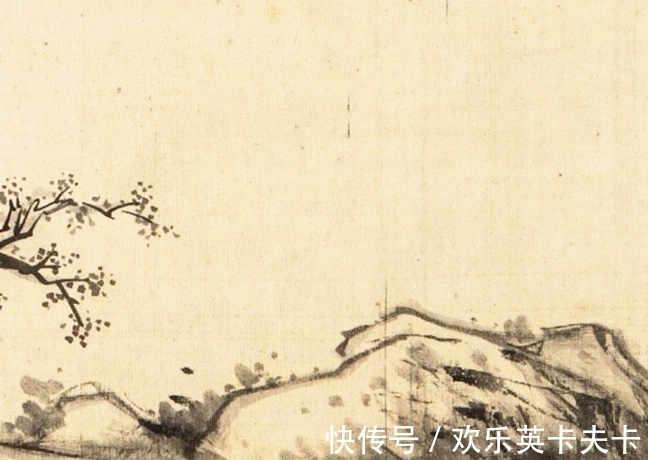 山水画#从以形写形到以形写意,董其昌小品画一帧