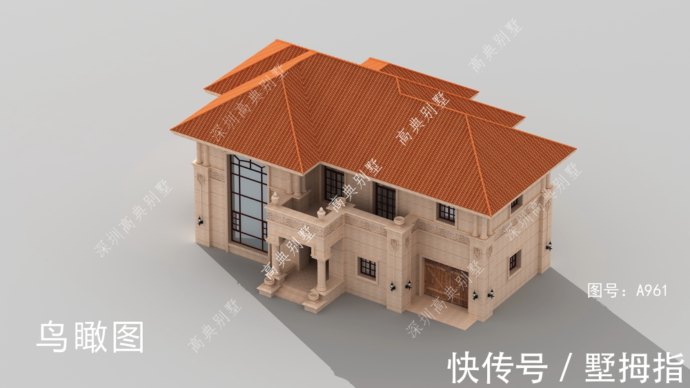 别墅|这款欧式小别墅,让人久看不厌,建一栋绝美。