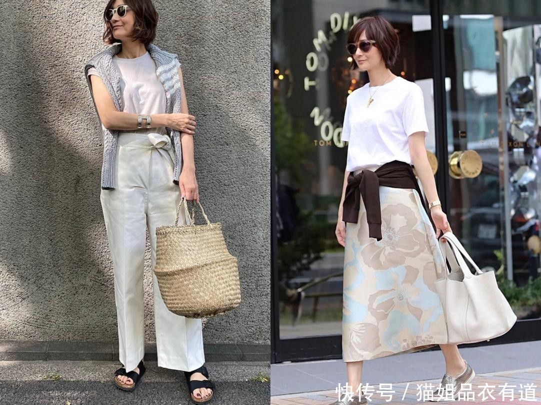 衬衫|这才是“通勤风”应有打扮,简单却高级,51岁博主亲自示范给你看