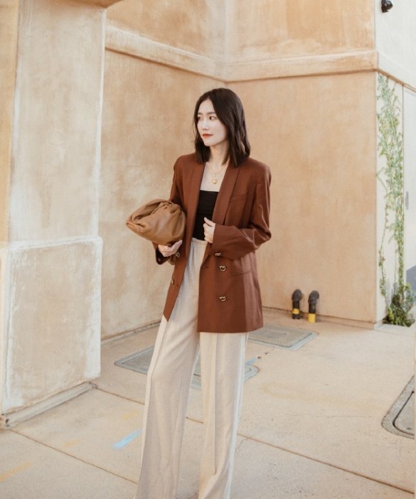 格纹西装|30＋女人如何穿西装？请参考这4套穿搭范本，优雅时髦显气质