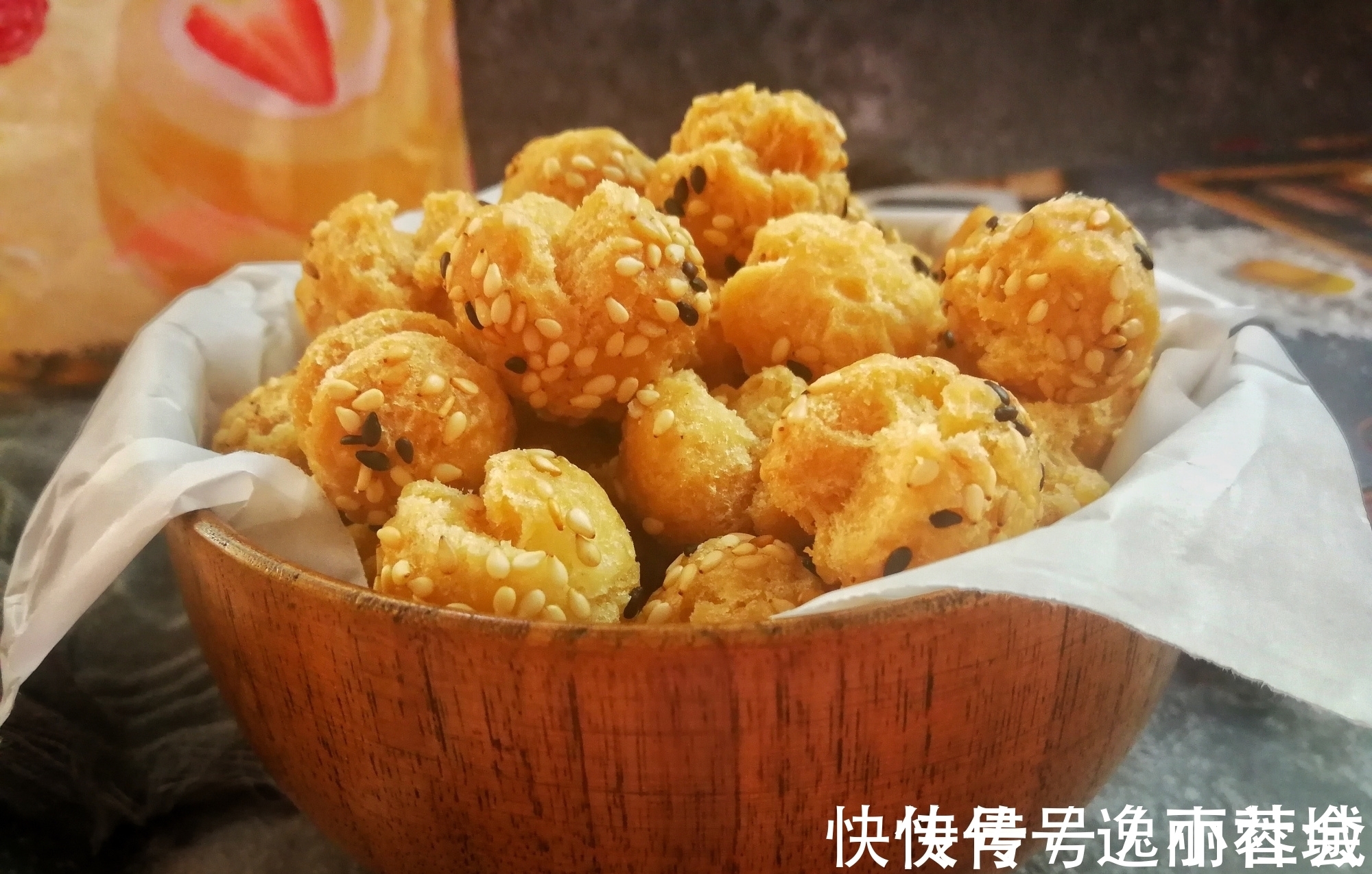 鸡蛋|一个鸡蛋一碗面粉,不发面不醒面,2分钟教你做开口笑,香甜酥脆