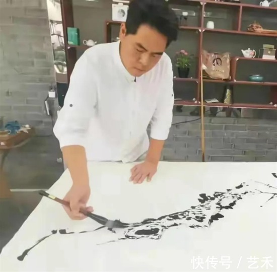 娄师白#古风新韵?意境深远——著名画家张卫军山水画作品赏析