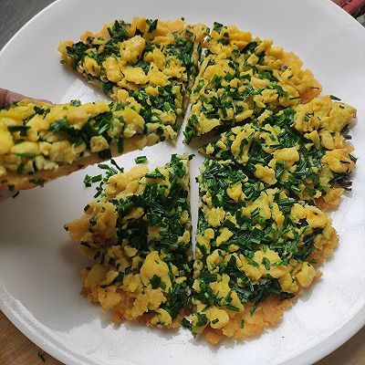 烀饼|#蛋趣体验#全蛋液做出美味韭菜玉米面烀饼