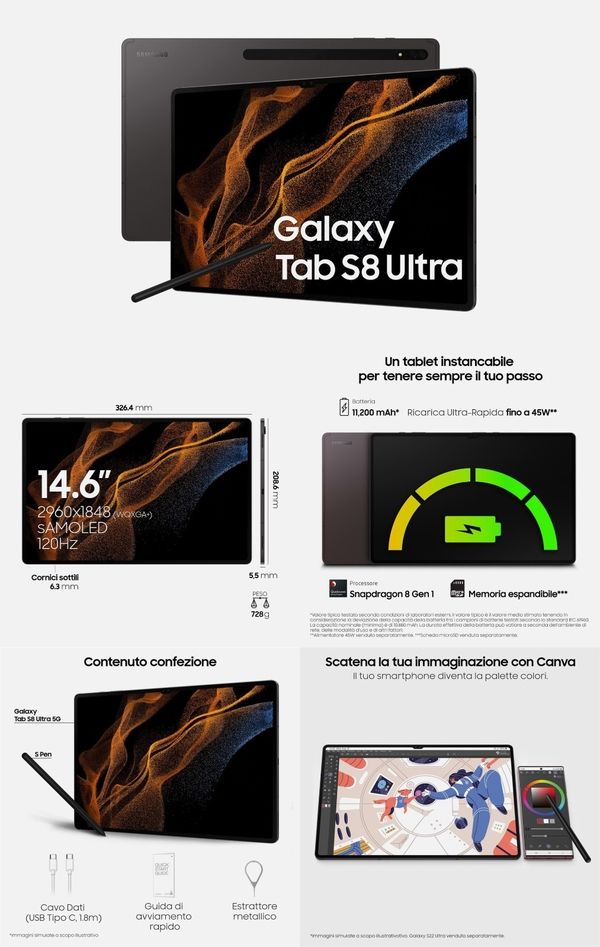 s8|仅剩公布价格？三星Galaxy Tab S8系列平板官方材料曝光