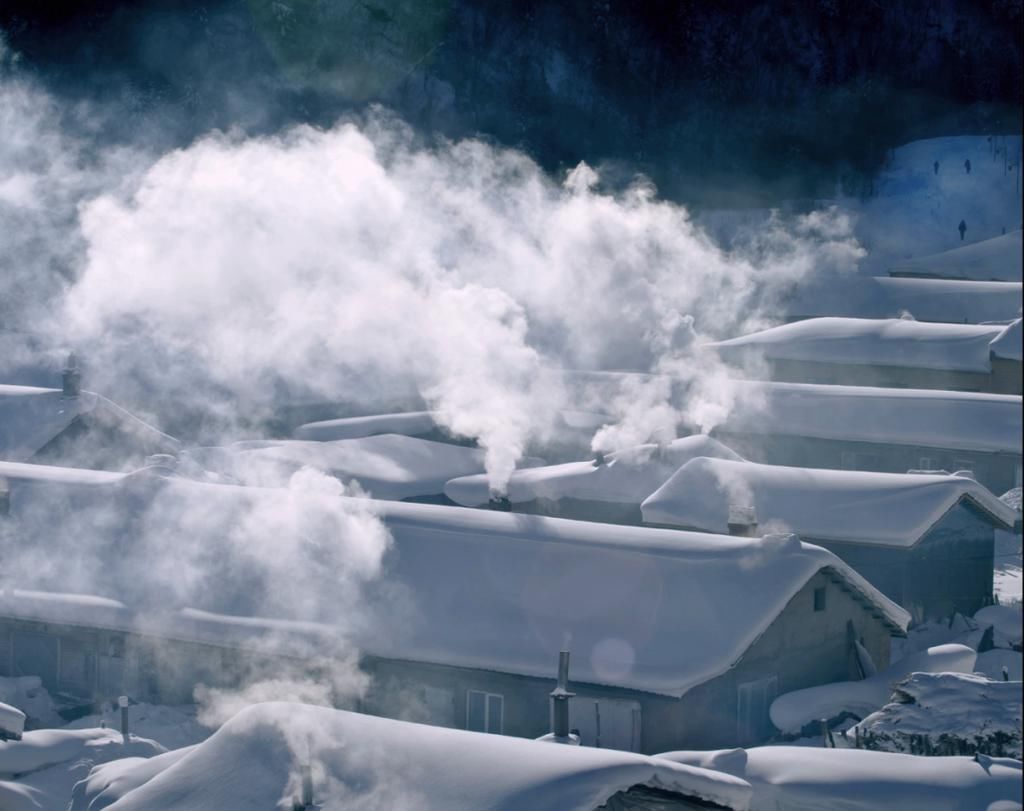 村庄|雪落炊烟暖