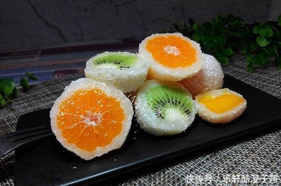 自制水果糯米糍,喜欢吃啥就包啥,做法简单值得一试