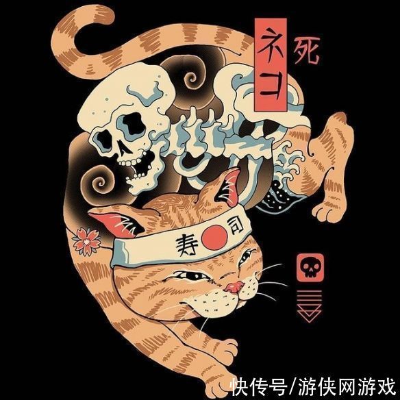 菲律宾|趣味满满!菲律宾绘师完美结合动漫与喵星人浮世绘